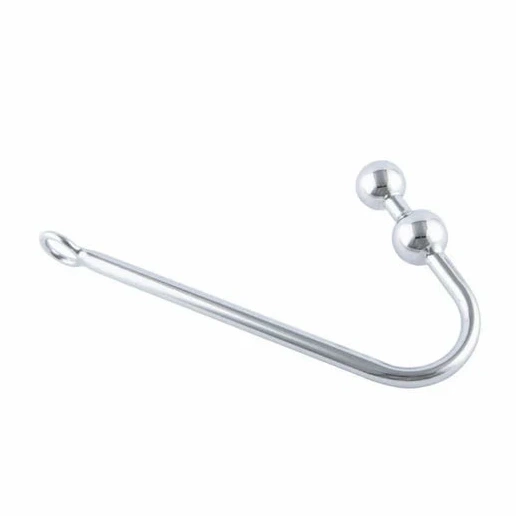 Anal Steel Balls Two Hook Pleasurable Stainless 4417 0705